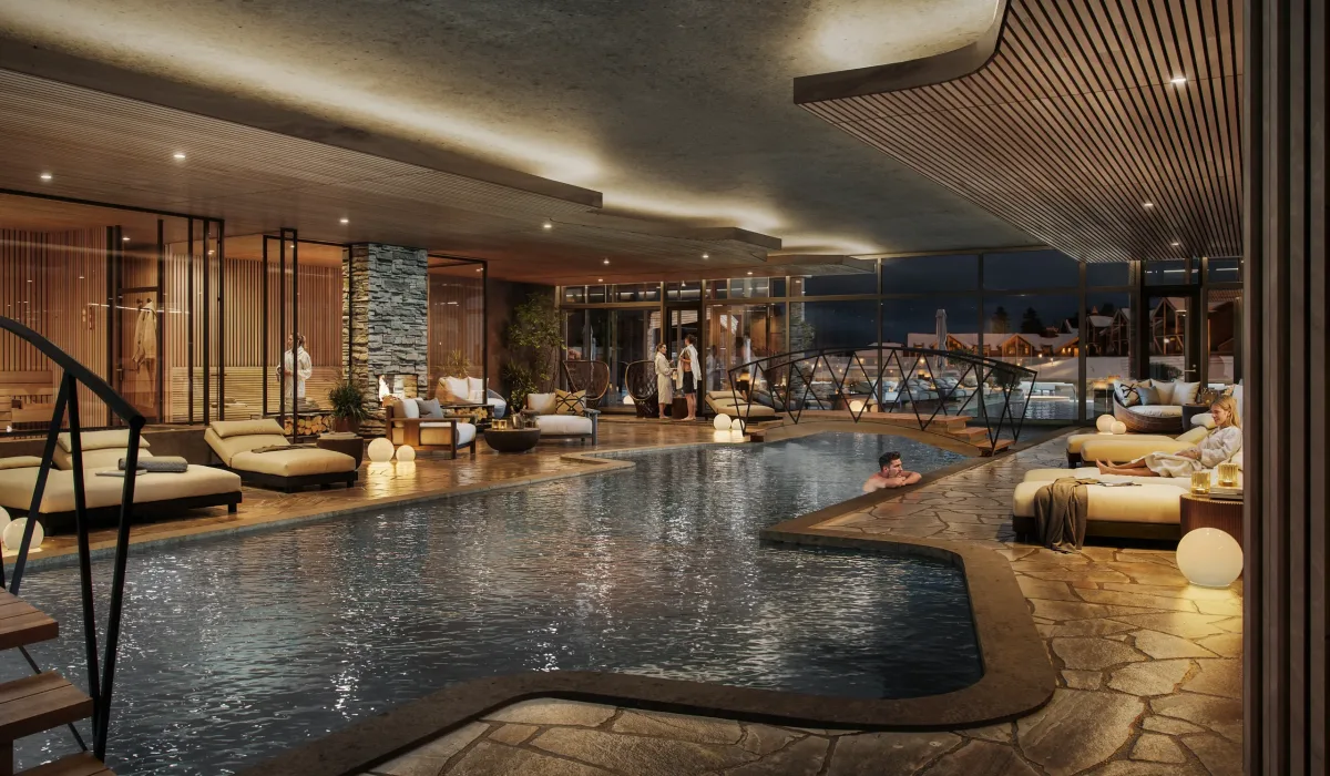 Trysil Alpine Lodge for et spektakulært spa. Innendørs og utendørs anlegg